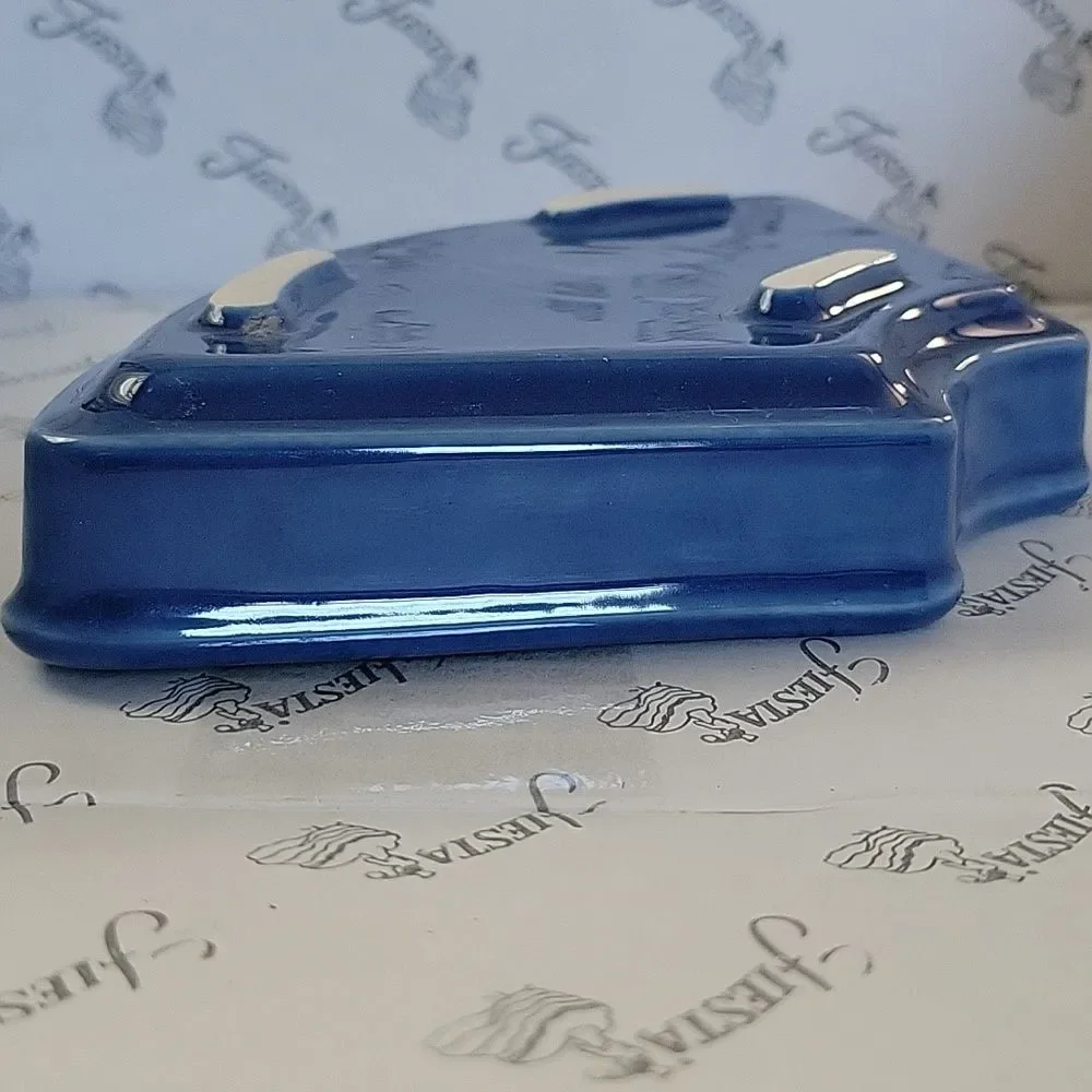 Fiestaware Fiesta OMNI SERVING TRAY Bowl Dish Ceramic Container Lapis Blue